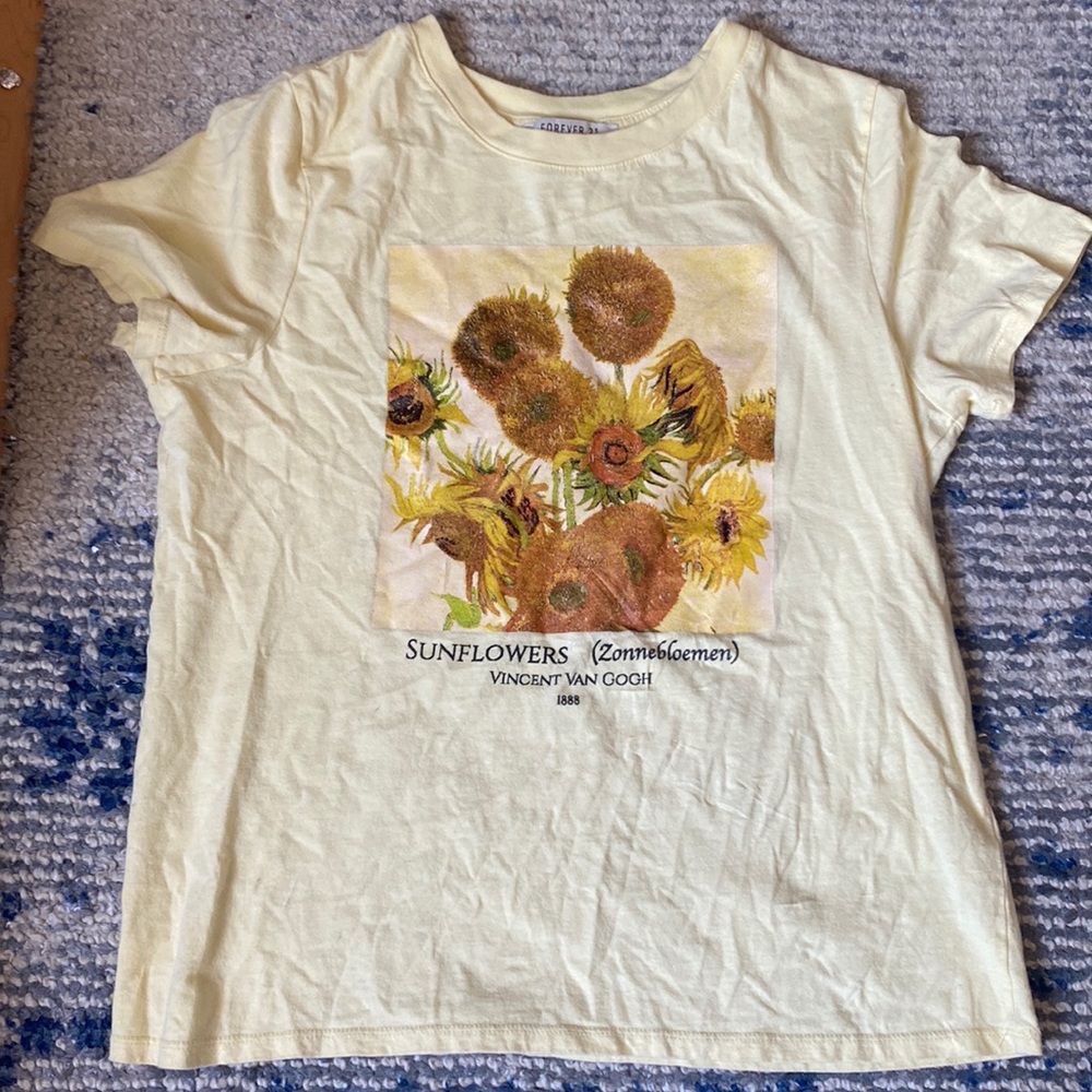 Yellow Sunflowers Vincent Van Gogh T-shirt